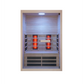 Venus Vital infrared sauna in hemlock with digital control.