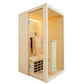 Minimy infrared sauna with glass door.