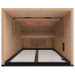 Onni infrared sauna with glass door.