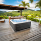 Hydra 215 outdoor Jacuzzi on the deck.