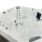 Jacuzzi Hydra 200, a compact whirlpool bath for four people.