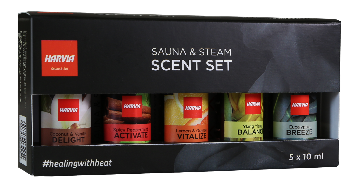 Harvia sauna and steam aromas in a pack.