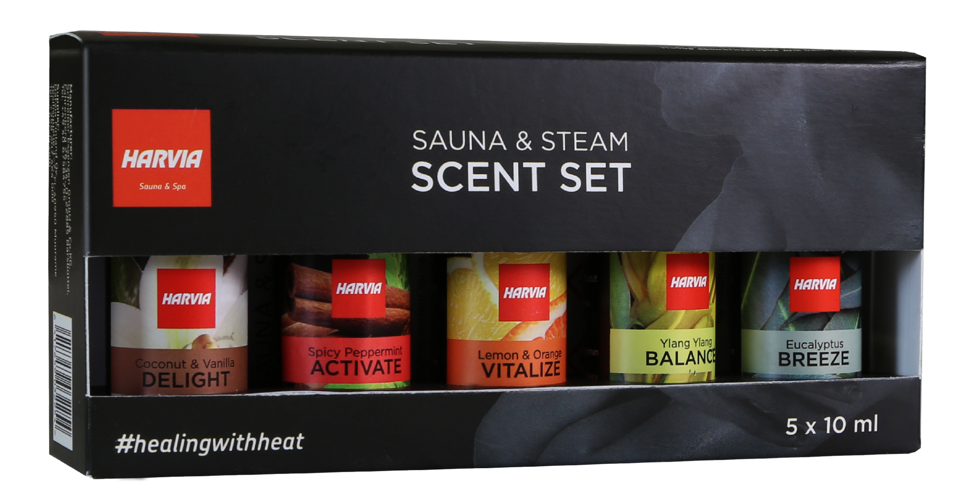 Harvia sauna and steam aromas in a pack.