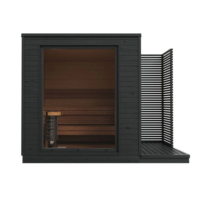 KUUT Electric Sauna - Premium M with tempered glass door.