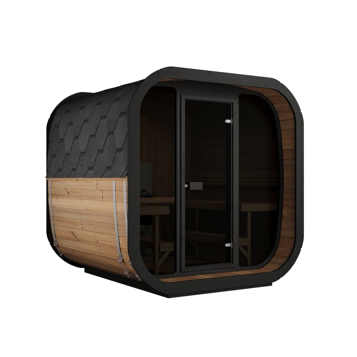 Outdoor Sauna Cube 220 - Saunamo