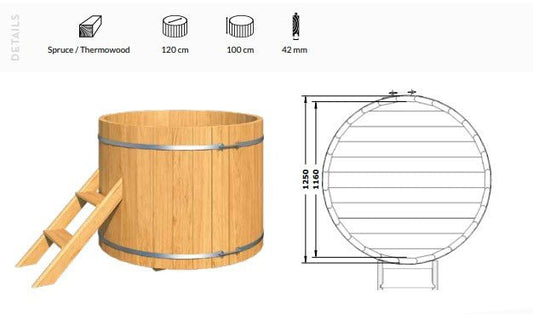 Saunamo Cold Plunge designed for cold therapy.