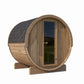 Barrel sauna Saunamo Ergo with door.